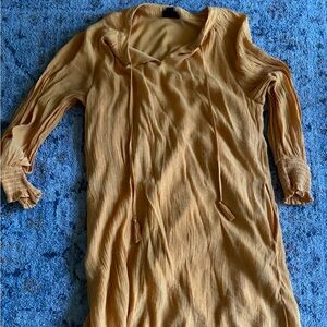 Mustard Long Sleeve Dress
